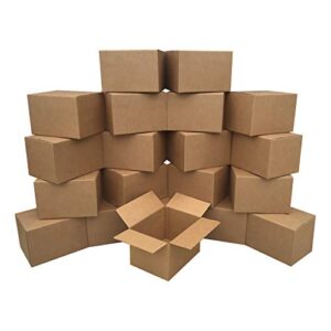 amazon basics cardboard moving boxes – 20-pack, medium, 18″ x 14″ x 12″