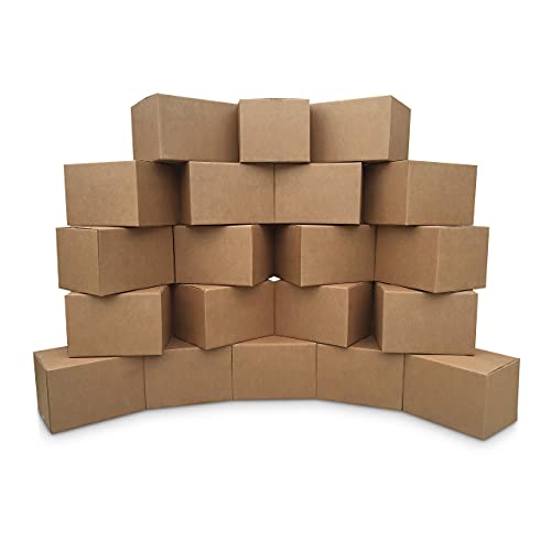 Amazon Basics Cardboard Moving Boxes - 20-Pack, Medium, 18" x 14" x 12"