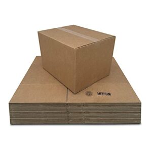 Amazon Basics Cardboard Moving Boxes - 20-Pack, Medium, 18" x 14" x 12"