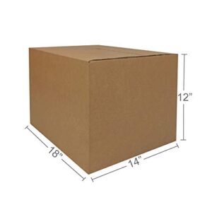 Amazon Basics Cardboard Moving Boxes - 20-Pack, Medium, 18" x 14" x 12"