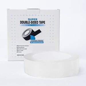 Art3d Double-Sided Tape Heavy Duty (10FT) Mounting Tape, Multipurpose Removable Adhesive Foam Tape, Reusable Transparent Tape for Paste Items, Household