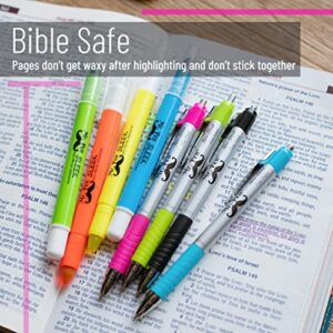Mr. Pen- Bible Highlighters and Pens No Bleed, 8 Pack, Bible Journaling Kit, Bible Pens No Bleed Through, Gel Highlighters, Bible Markers No Bleed Through, Bible Study Kit, Christian Gifts
