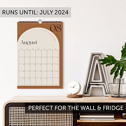 Aesthetic Minimalist Wall Calendar - Runs From January 2023 Until July 2024 - The Perfect Vertical Monthly Calendar With for Easy Planning