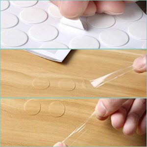 280 Pcs Double Sided Sticky Dot Stickers Removable Round Putty Clear Sticky Tack No Trace Sticky Putty Waterproof Small Stickers for Festival Decoration (20mm, 280)