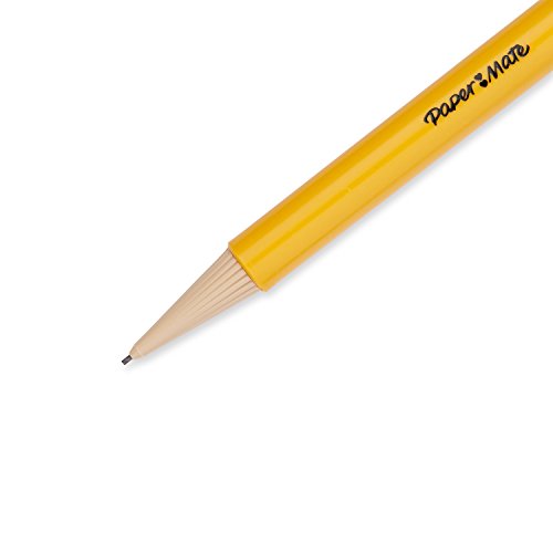 Paper Mate SharpWriter Mechanical Pencils, 0.7mm, HB #2, Yellow, 12 Count
