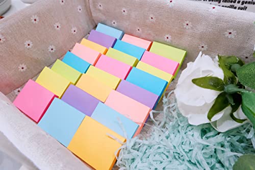 (24 Pack) Sticky Notes 1.5x2 in , 8 Colors Post Self Sticky Notes Pad Its , Bright Post Stickies Colorful Sticky Notes for Office, Home, School, Meeting, 75 Sheets/pad