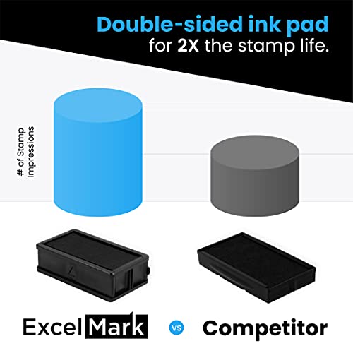 Self Inking Rubber Stamp with up to 4 Lines of Custom Text (42A1848)