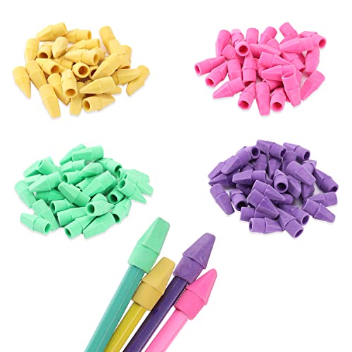 Mr. Pen Erasers for Pencils, 120 Pack, Pencil Top Erasers, Eraser Caps, Pencil Erasers for Kids, Cap Erasers, Eraser Tops, Pencil Topper Erasers. Ereaser