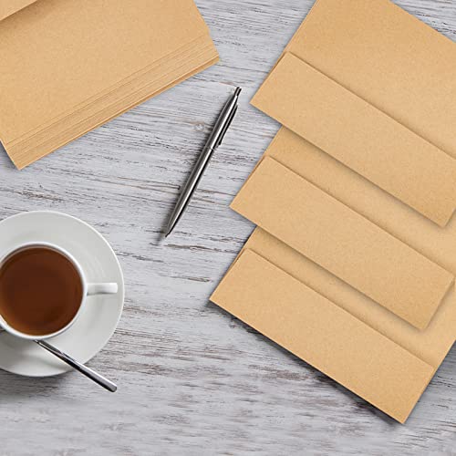 Kraft Envelopes, 50 Pack, 5 x 7 Inch, Brown Envelopes,A7 Envelopes, Card Envelopes, Kraft Paper Envelopes, Invitation Envelopes, Postcard Envelopes