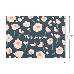 Hallmark Thank You Cards Assortment, Painted Florals (48 Cards with Envelopes for Baby Showers, Bridal Showers, Weddings, All Occasion)