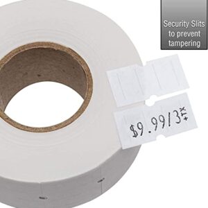 Perco 1 Line White Labels - 1 Sleeve, 8,000 Blank Price and Date Gun Labels for Perco 1 Line Price and Date Guns