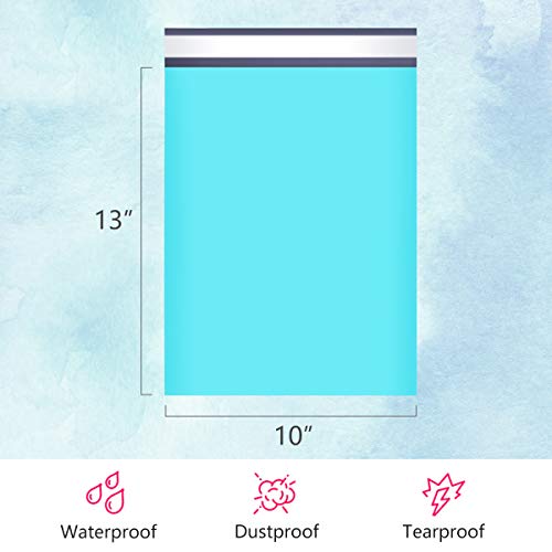 UCGOU Poly Mailers 10x13 Inch Teal 200 Pack Shipping Bags #4 Strong Mailing Envelopes Boutique Packaging Postal Self Seal Adhesive Waterproof and Tear Proof Small Business for Clothes,Books