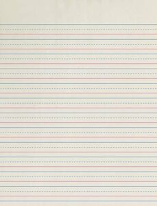 school smart zaner-bloser paper, 1/2 inch ruled, 8 x 10-1/2 inches, 500 sheets white