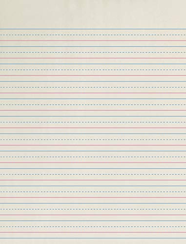 School Smart Zaner-Bloser Paper, 1/2 Inch Ruled, 8 x 10-1/2 Inches, 500 Sheets White