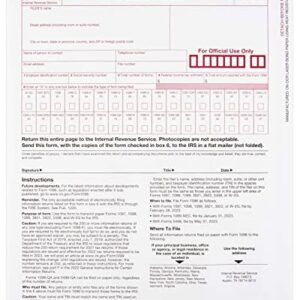 1099 NEC Forms 2022 4-Part Tax Forms Kit, Compatible with QuickBooks and Accounting, 25 Pack, Software and Envelopes NOT Included Software, Made in The USA