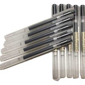 MUJI Gel Ink Ball Point Pen 0.5mm Black color 10pcs