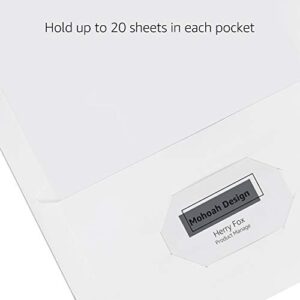 Amazon Basics Two-Pocket Folder, 25 set