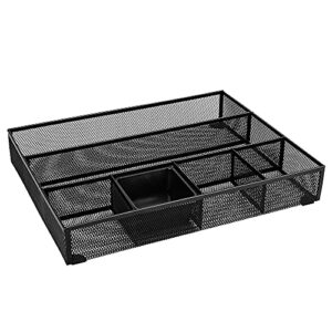 amazon basics mesh desk drawer office organizer