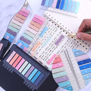 Antner 1200pcs Sticky Index Tabs Page Markers Colored Book Tabs Sticky Notes Page Flags Index Tabs Annotation Tabs Label Stickers