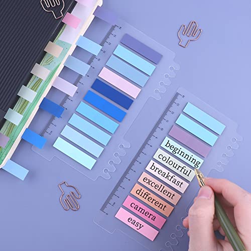 Antner 1200pcs Sticky Index Tabs Page Markers Colored Book Tabs Sticky Notes Page Flags Index Tabs Annotation Tabs Label Stickers