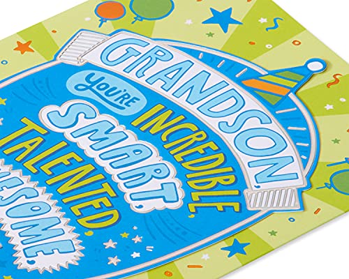 American Greetings Birthday Card for Grandson (Bragging About You)