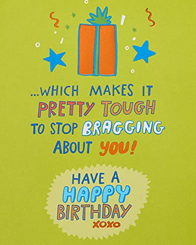 American Greetings Birthday Card for Grandson (Bragging About You)