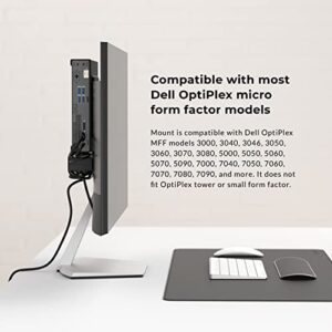 HumanCentric Mount Compatible with Dell OptiPlex Micro Form Factor Case, VESA, Under Desk and Wall Mount Fits MFF 3040, 3046, 3050, 3060, 3070, 3080, 5050, 5060, 5070, 7040, 7050, 7060, 7070, and More