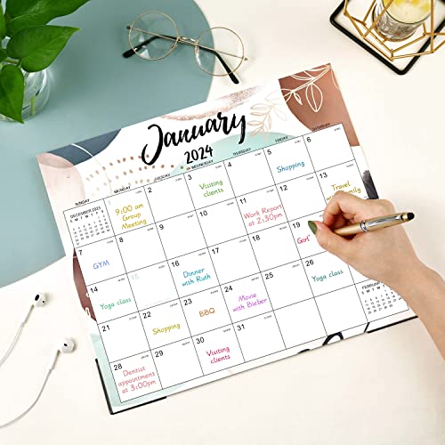 Magnetic Calendar 2023-2024 - Jul 2023 - Dec 2024, Magnetic Fridge Calendar 2023-2024,13" × 11.5", 18 Monthly Calendar 2023-2024, Magnetic Calendar for Fridge, Tear-off Pad, Perfect for Easy Planning