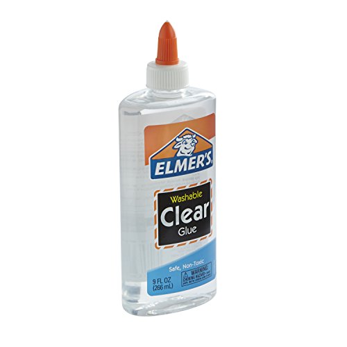 Elmer's Liquid School Glue, Clear, Washable, Pack of 3