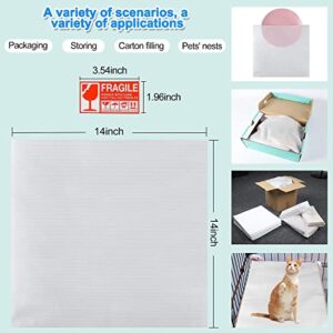 14"x14"Cushion Foam Pouches, Cushion Foam Pouch for Moving and Storing, Convenient to Use, Making Packaging and Transportation Easier,Best Packaging Material