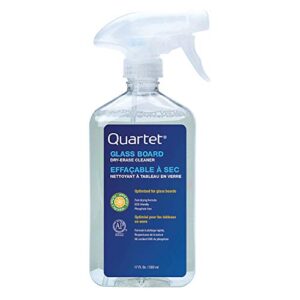 quartet glass whiteboard/dry erase board cleaner, 17 oz, orange scented (562)