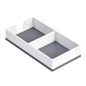 amazon basics sticky note holder – grey and white