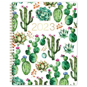 2023 planner – planner 2023, 2023 planner weekly and monthly with printed tabs, jan. 2023-dec. 2023, 8” × 10”, monthly printed tabs, twin-wire binding, perfect for home office using