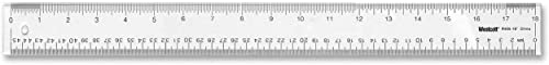 Westcott See Through Acrylic Ruler, 18", Clear