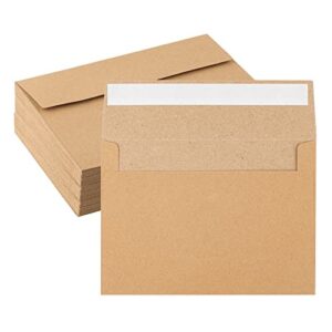 50 pack kraft envelopes 4 x 6 inch brown envelopes,a4 envelopes, card envelopes, kraft paper envelopes, invitation envelopes, postcard envelopes
