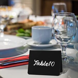12pcs Mini Chalkboard Signs for Food,Reserved Table Signs, Easy to Write and Wipe Out,Small Chalkboard Signs for Small Chalk,Food Labels for Party Buffet, Place Cards and Event Decorations