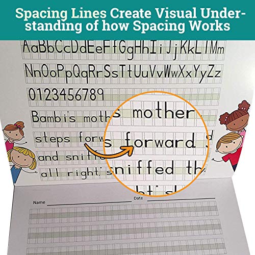 Channie's Visual Handwriting Worksheet for 1st - 3rd Grade | Handwriting Simplified! Visual Writing Tools for Kids | Handwriting Practice for Kids, Kids Writing Book, Practice Writing Book for Kids