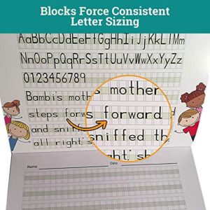 Channie's Visual Handwriting Worksheet for 1st - 3rd Grade | Handwriting Simplified! Visual Writing Tools for Kids | Handwriting Practice for Kids, Kids Writing Book, Practice Writing Book for Kids