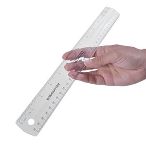 Westcott Non-Shatter Ruler, Clear, 12 Inches,(13862)