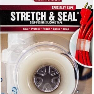 Nashua - 1541204 1 in. x 10 ft. Stretch & Seal Self-Fusing Silicone Tape in Clear