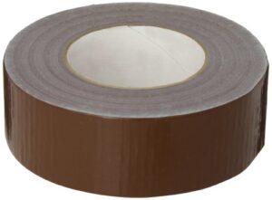 nashua – 1086895 2280 polyethylene coated cloth multi-purpose duct tape, 55m length x 48mm width, brown