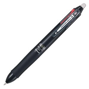pilot frixion ball knock 4 color gel ink multi-pen, black (lkfb-80ef-b)
