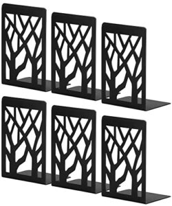 book ends, bookends, book ends for shelves, bookends for shelves, bookend, book ends for heavy books, book shelf holder home decorative, metal bookends black 3 pair, bookend supports, book stoppers