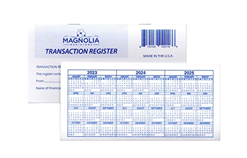 18 Pack Check Registers for Personal Checkbook, 23-24-25 Calendars, Transaction Register and Ledgers