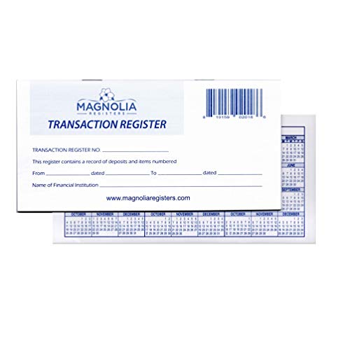 18 Pack Check Registers for Personal Checkbook, 23-24-25 Calendars, Transaction Register and Ledgers