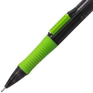 Pentel Quick Click Pop Mechanical Pencil, (0.7mm) Medium 2B Lead, with 2B Lead and (2) Eraser Refills, 4-PK (PD217ALEBP4)