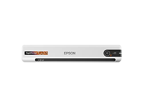 Epson RapidReceipt RR-60 Mobile Receipt and Color Document Scanner with Complimentary Receipt Management and PDF Software for PC and Mac