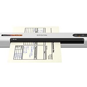 Epson RapidReceipt RR-60 Mobile Receipt and Color Document Scanner with Complimentary Receipt Management and PDF Software for PC and Mac