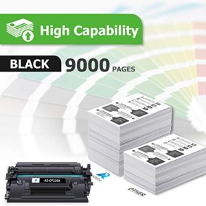 Aztech Compatible CF226X Toner Cartridge Replacement for HP 26X CF226X Pro MFP M426fdw M426fdn M426dw Pro M402n M402dw M402dn CF226XC Printer High Yield (Black 2-Pack)