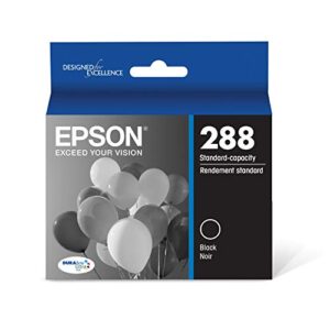 epson t288 durabrite ultra ink standard capacity black cartridge (t288120-s) for select epson expression printers